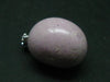 Phosphosiderite Tumbled Silver Pendant From Peru - 1.2"