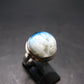 Blue Ice Glacierite Silver Ring from Indonesia - Size 6- 5.86 Grams
