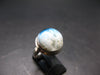 Blue Ice Glacierite Silver Ring from Indonesia - Size 6- 5.86 Grams