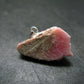 Rare Pink Tugtupite Sterling Silver Pendant From Greenland - 0.8" - 1.62 Grams