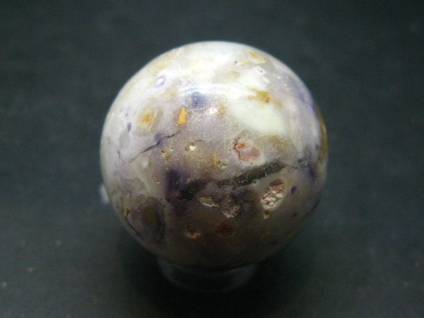 Natural Tiffany Stone Violet Opal polished Sphere Ball from USA - 1.2" - 33.6 Grams