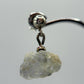 Raw Herderite Crystal Drop Earrings in Sterling Silver – Natural Mineral Dangle - 2.60g