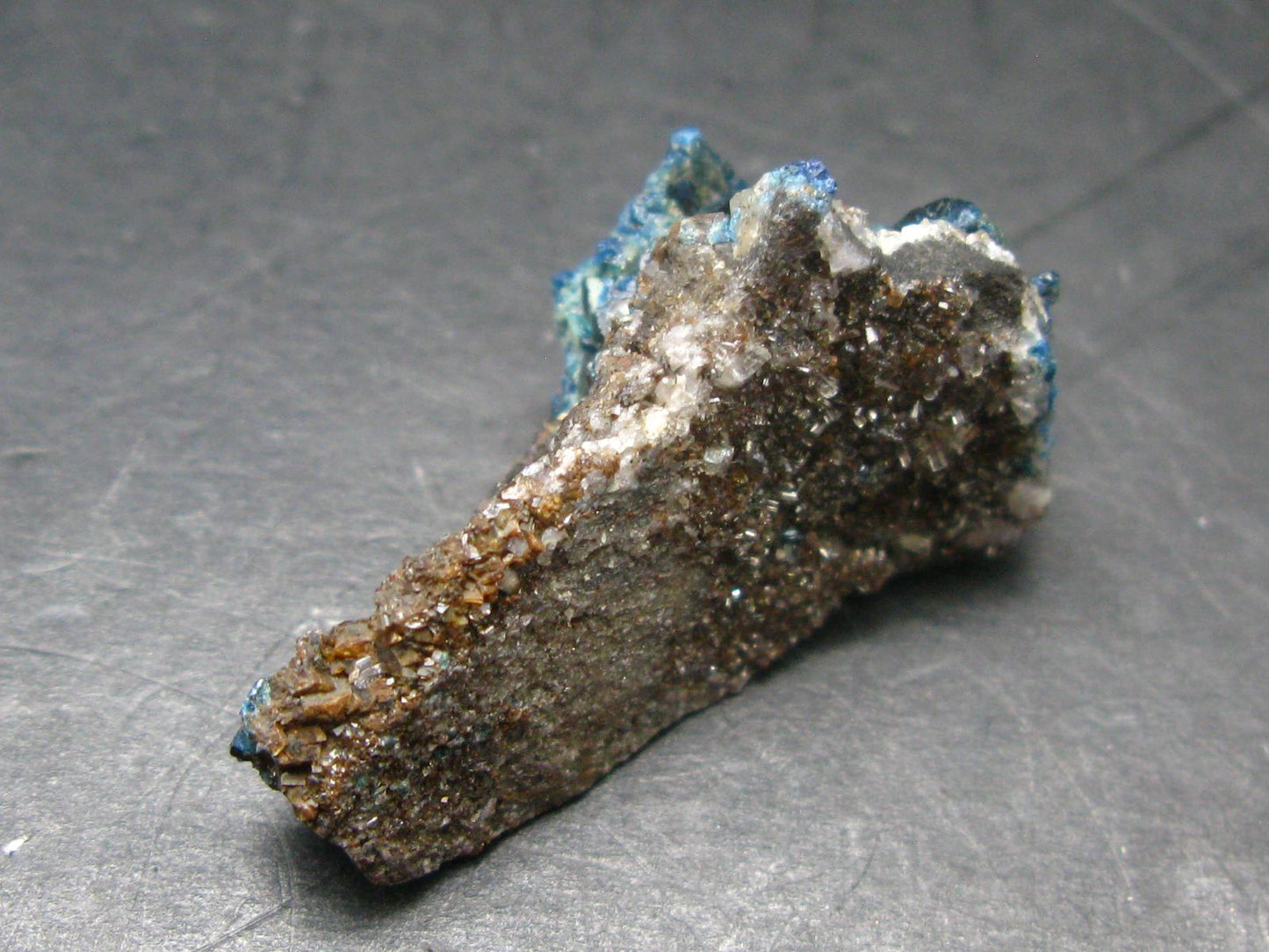 Lazulite & Siderite Cluster From Canada - 1.4" - 11.62 Grams