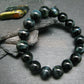Hawks Eye Genuine Bracelet ~ 7 Inches ~ 12mm Round Beads