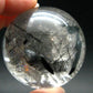 Fine Black Tourmaline In Quartz Sphere From Brazil - 1.9"