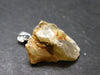 Rare Titanite Sphene Crystal Silver Pendant From Tanzania - 0.9" - 3.19 Grams