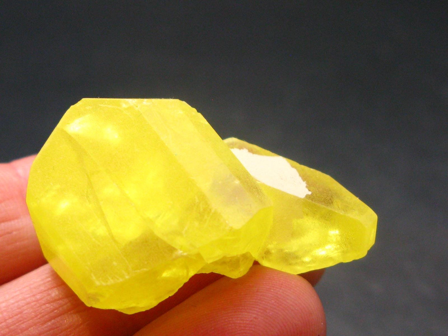 Large Yellow Sulphur Sulfur Crystal Italy - 1.3"