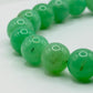 Green Chrysoprase Round Bead Bracelet – Natural Stretch Jewelry - Weight 29.16 g
