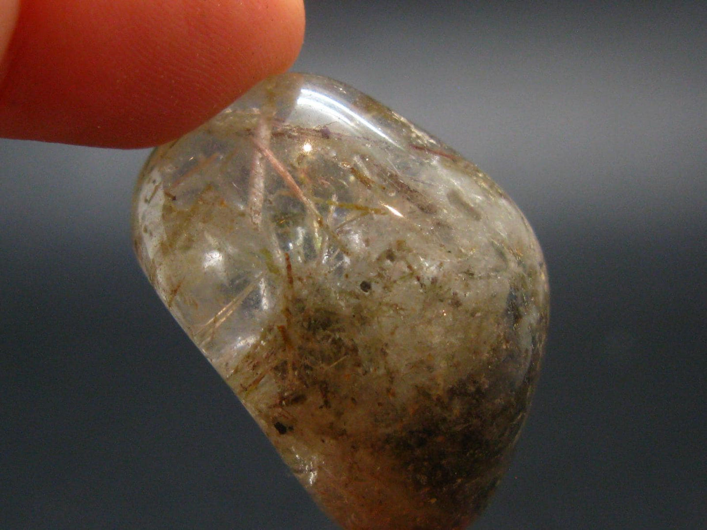 Rare Witches Finger Quartz Crystal Tumble From Zambia - 1.1" - 15.78 Grams