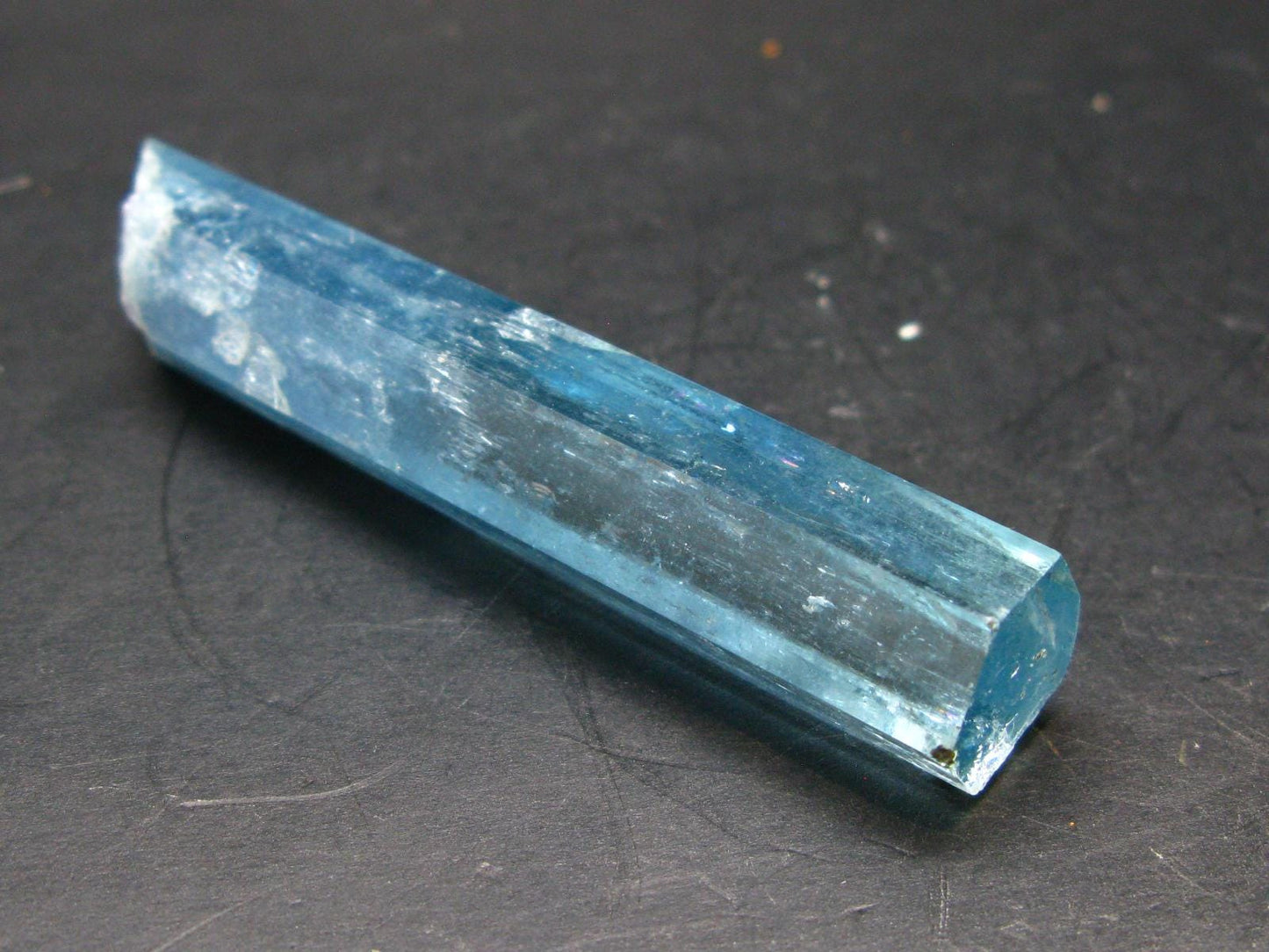 Gem Aquamarine Crystal Blue Beryl From Vietnam - 34.51 Grams - 3.2"