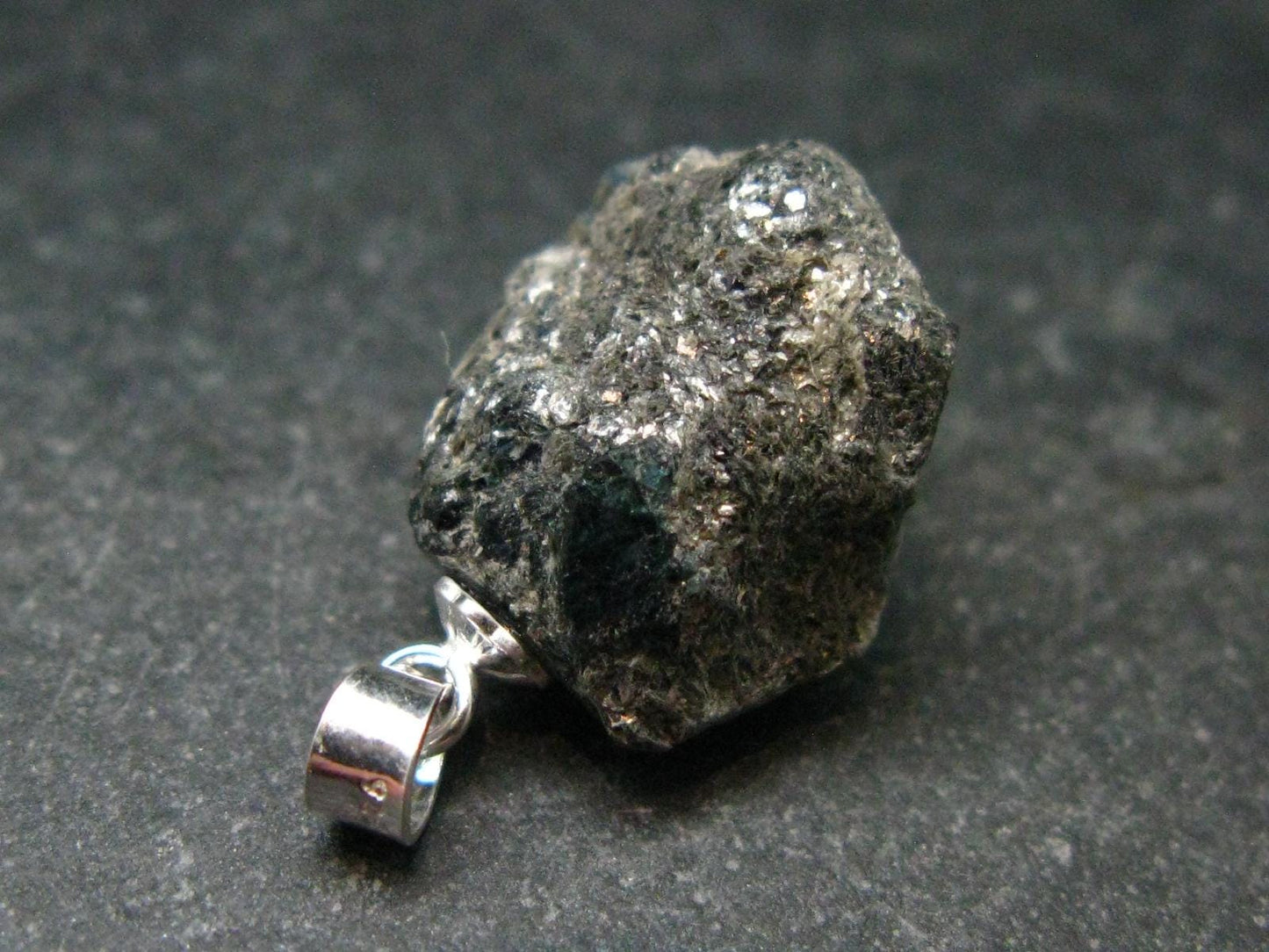 Natural Alexandrite Chrysoberyl Crystal Silver Pendant From Zimbabwe - 2.83 Grams