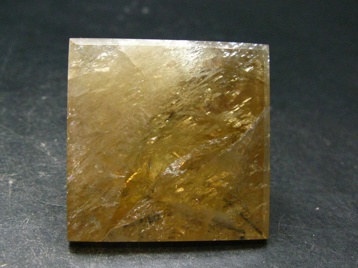 Citrine Unheated Polished Pyramid From Brazil - 1.4" - 41.53 Grams