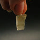 Gem Libyan Desert Glass Tektite Pendant Sterling Silver from Libya - 0.9" - 1.91 Grams