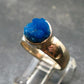 Cavansite Ring From India - 4.60 Grams - Size 7.5