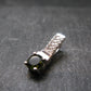 Moldavite Tektite Silver Pendant from Czech Republic - 0.7" - 1.70 Grams