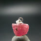 Rhodochrosite Sterling Silver Pendant From Alma Colorado, USA - 0.6" - 0.93 Grams