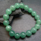 Green Aventurine Genuine Bracelet ~ 7 Inches ~ 12mm Round Beads
