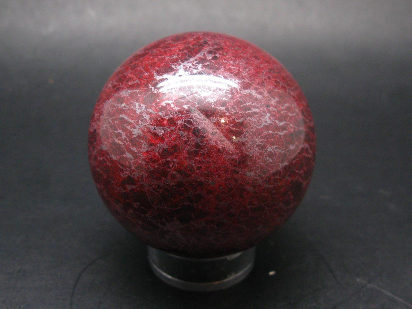 Large Cinnabar Ball Sphere from Spain - 443 Grams - 2.4"