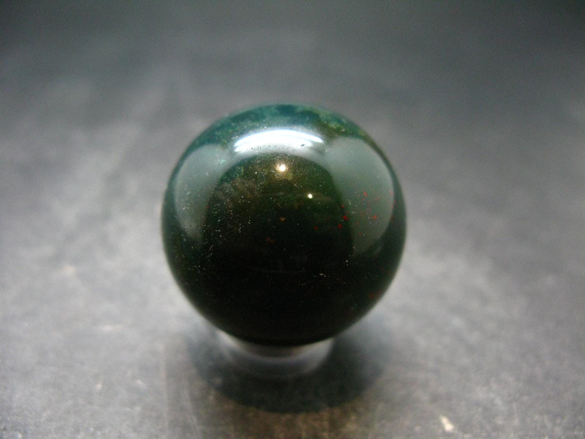 Bloodstone Sphere From India - 1.1" - 31.53 Grams