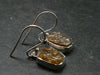 Rare Herderite Crystal Silver Earrings from Brazil - 2.92 Grams