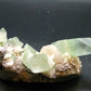 Green Apophylite & Stilbite Cluster From India - 5.3" - 313.62 Grams
