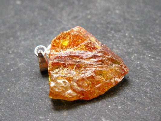 Sphalerite 925 Silver Pendant from Spain - 1.0" - 4.36 Grams