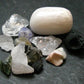 Synergy 12 Set Phenakite Moldavite Natrolite Petalite Danburite Tektite Scolecite Herderite Tanzanite Brookite 43.12 Gr