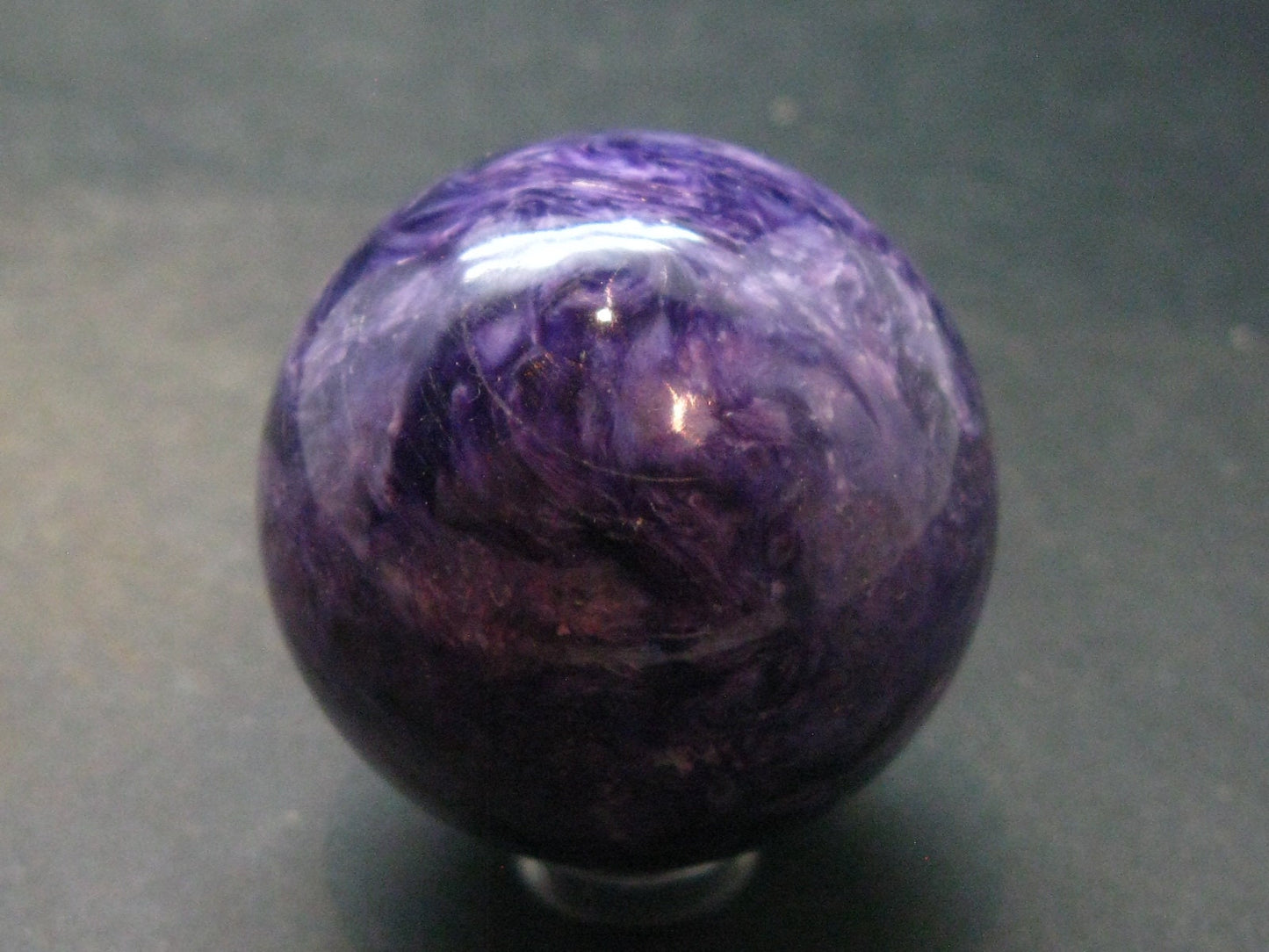 Nice Charoite Sphere from Russia - 104.05 Grams - 1.6"
