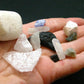 Synergy 12 Set Phenakite Moldavite Natrolite Petalite Danburite Tektite Scolecite Herderite Tanzanite Brookite 47.56 Gr