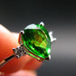 Helenite Gaia Stone Gem Sterling Silver Ring From Washington - Size 6.75 - 2.0 Carats
