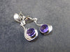 Rich Purple Amethyst Faceted Stud Earrings In Sterling Silver from Brazil - 1.66 Grams