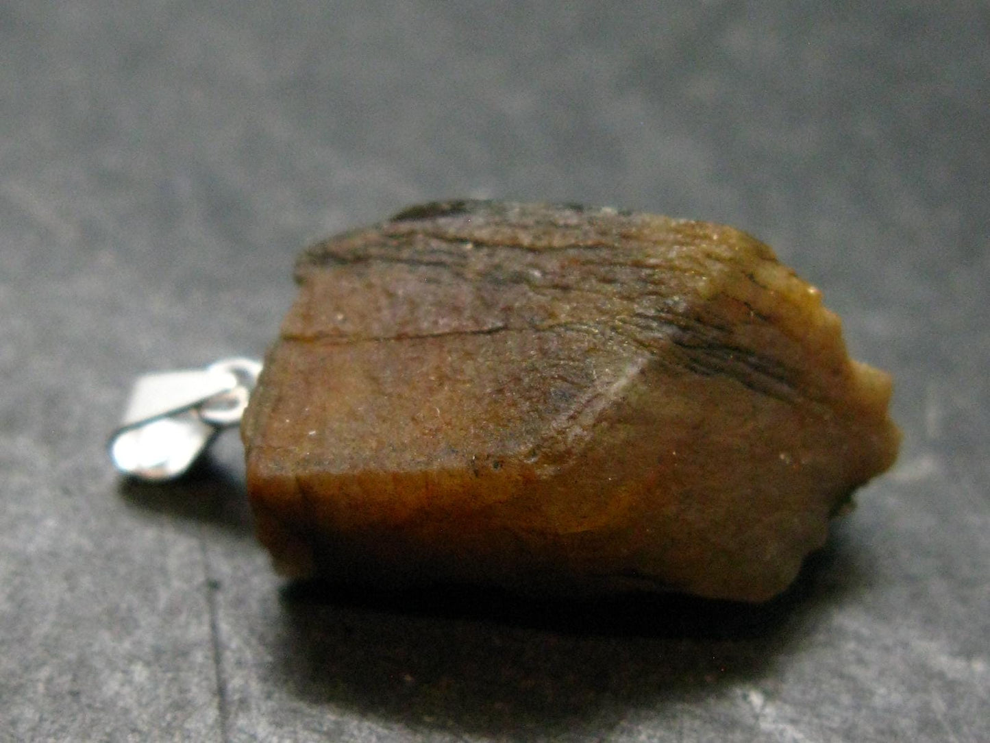 Phenakite Phenacite Crystal Silver Pendant From Brazil - 1.0" - 4.57 Grams