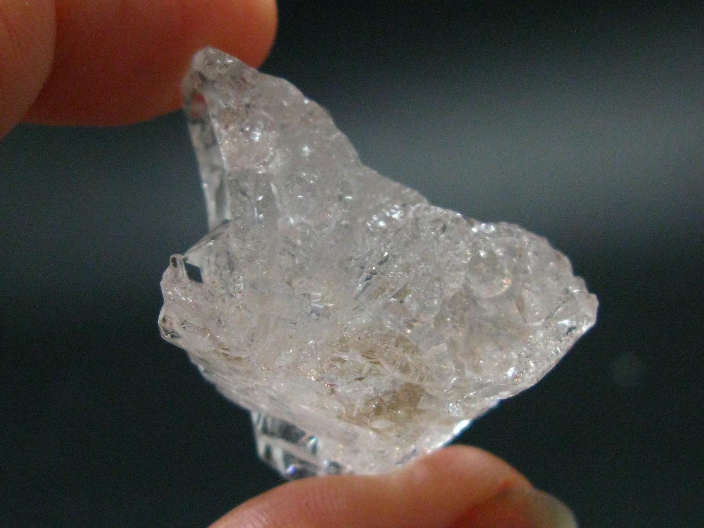 Fantastic Etched Gemmy Raw Clear Goshenite Beryl Crystal From Brazil - 1.3" - 16.72 Grams
