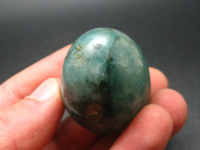 Extremely Rare Grandidierite Egg From Madagascar - 64.75 Grams - 1.7"