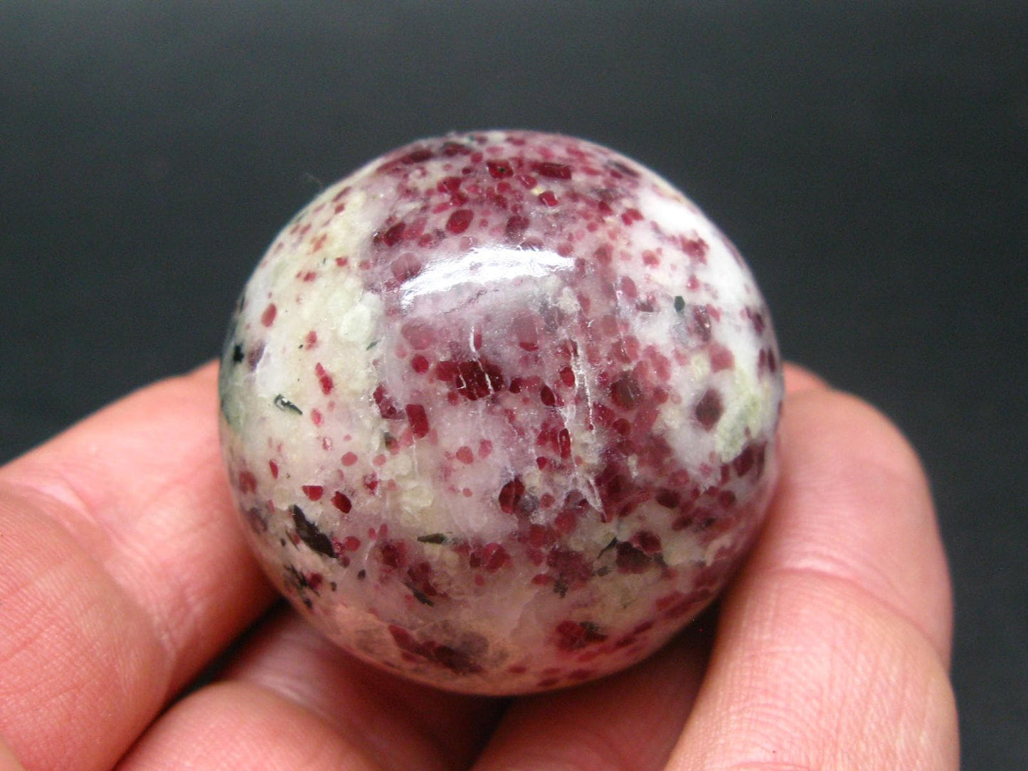 Rare Kakortokite Ball Sphere From Greenland - 76.12 Grams - 1.5"