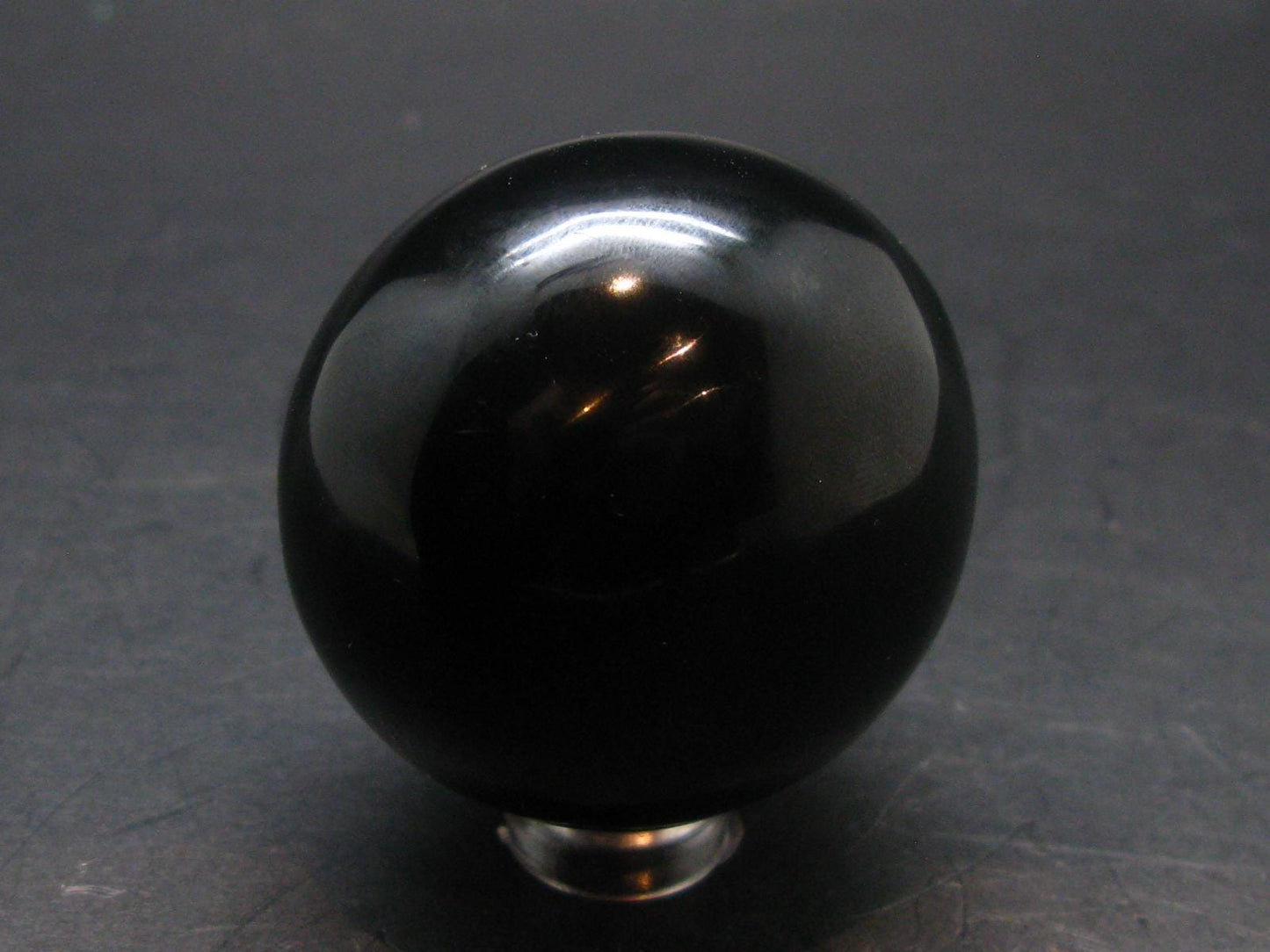 Black Obsidian Polished Stone From Mexico - 1.8"