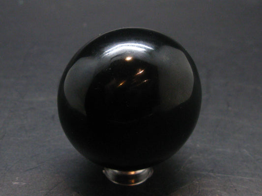 Black Obsidian Polished Stone From Mexico - 1.8"