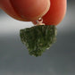 Moldavite Tektite Silver Pendant from Czech Republic - 0.7" - 1.36 Grams