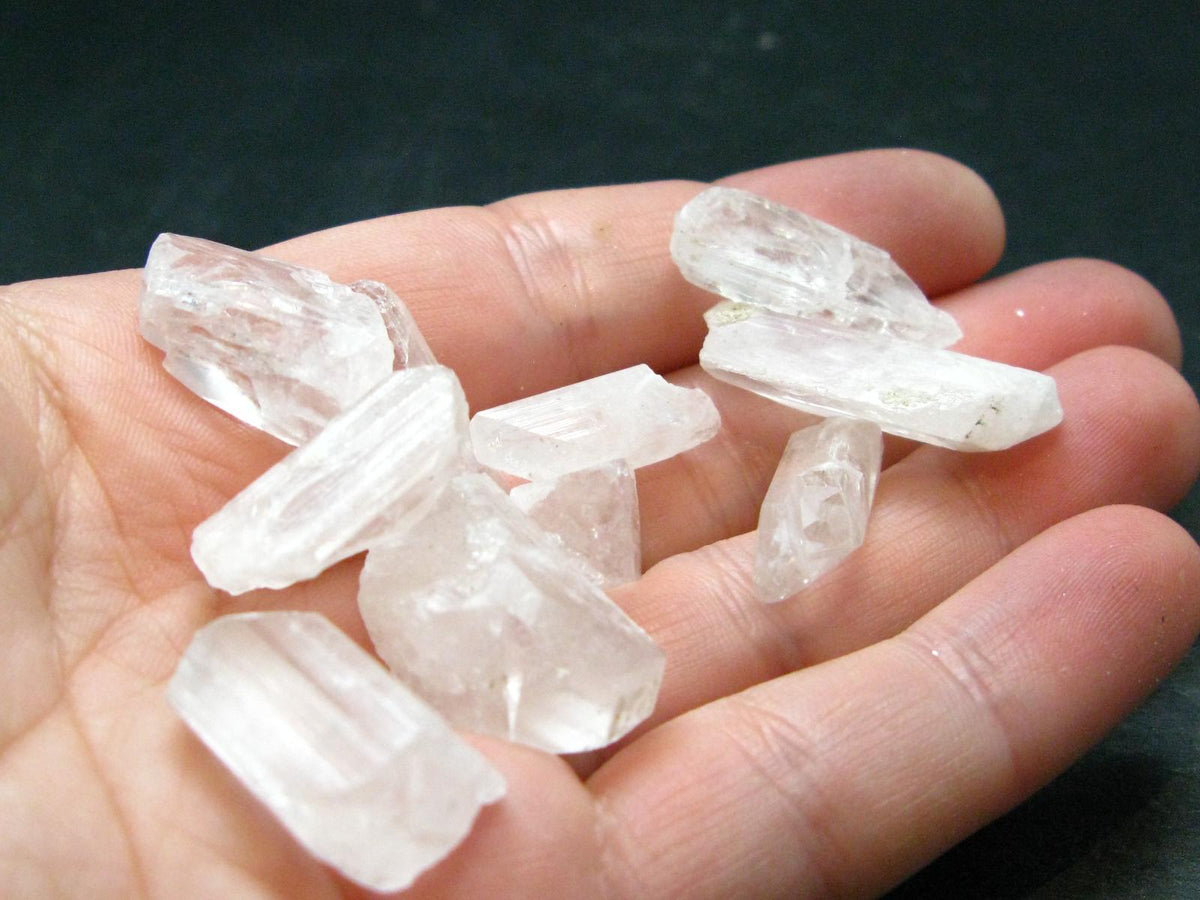 Nice Lot of 10 Danburite Crystals From Mexico - 124.65 Carats