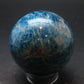 Large neon blue Apatite sphere from Madagascar- 362.8 - 2.3"