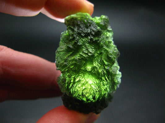 HUGE Moldavite Tektite From Czech Republic - 1.9" - 112.05 Carats 22.41 Grams