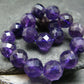 Amethyst Genuine Bracelet ~ 7 Inches ~ 10mm Facetted Beads