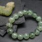 Prehnite & Epidote Genuine Bracelet ~ 7 Inches ~ 12mm Round Beads
