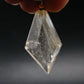 Rutilated Quartz Gold Plated Silver Pendant From Brazil - 1.7" - 9.30 Grams