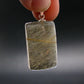 Rutilated Quartz Silver Pendant From Brazil - 1.3"