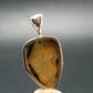 Phenakite Phenacite Crystal Silver Pendant From Brazil - 1.1" - 3.12 Grams