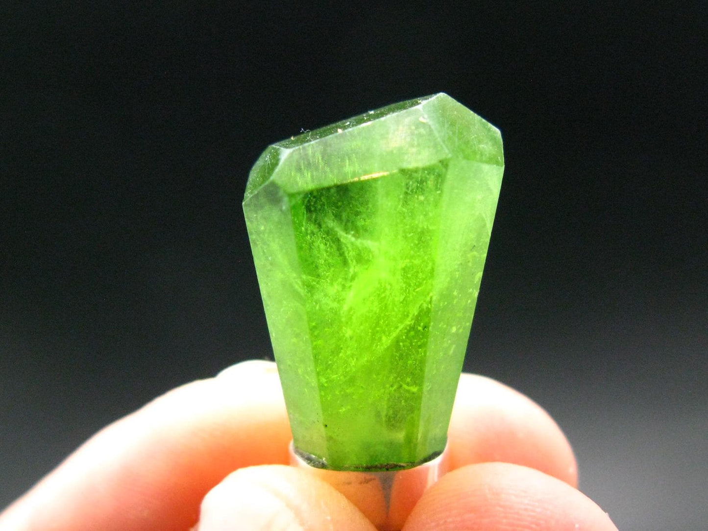Peridot Olivine Pendant in SS From Arizona - 1.9" - 11.11 Grams