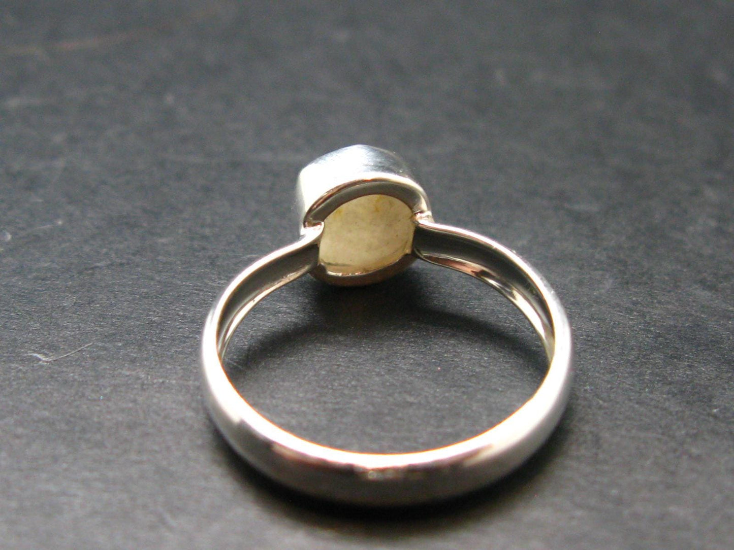 Phenakite Phenacite Crystal Silver Ring From Nigeria - Size 6 - 1.78 Grams
