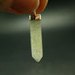 Gem Libyan Desert Glass Tektite Pendant Sterling Silver from Libya - 1.5" - 2.55 Grams