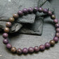 Purpurite Genuine Bracelet ~ 7 Inches ~ 6mm Round Beads